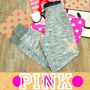 Victoria's Secret PINK Vintage Sequin Bling High Waist Skinny Jogger DrawcordNWT